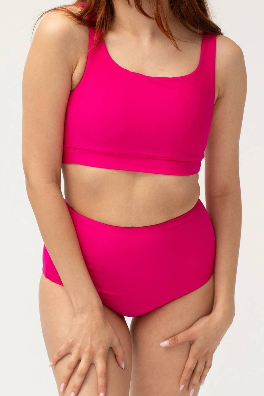 NEW POST SWIM mary bottom in powerful pink
